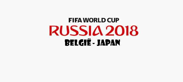 België Japan WK 2018 Opstelling Prognose Uitslag Wedstrijd